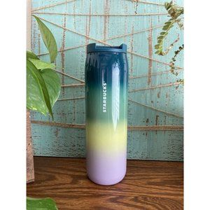 Starbucks Easter Colors 2023 16 OZ Green Purple Yellow Ombre Stainless Tumbler